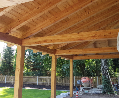 Holtzschutz Lackierung Gartenhaus